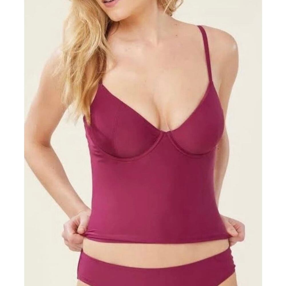 Andie Women's Swim Bikini in Berry
